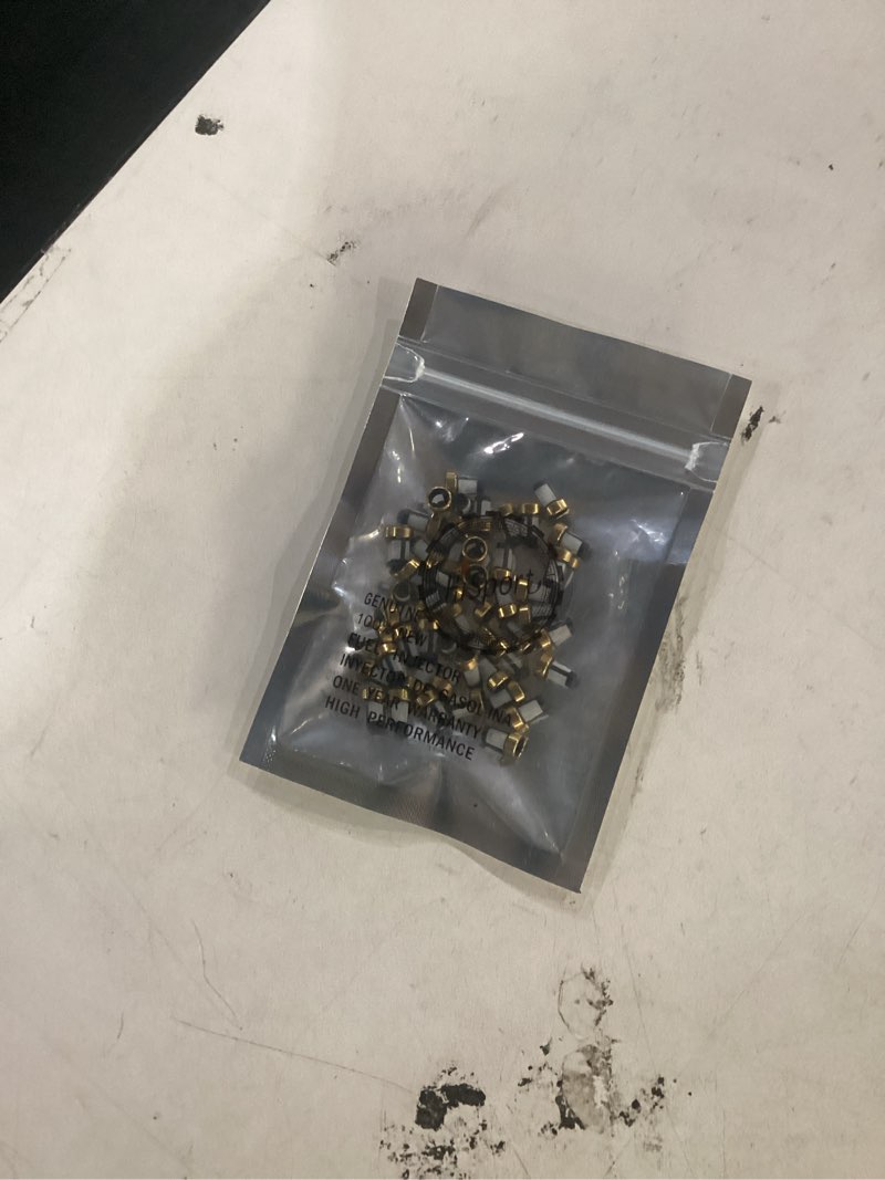 Condition photo showing Good Condition for hisport fuel injector seal kits filter baskets repair set cf109y compatible with yamaha marine[50 set]