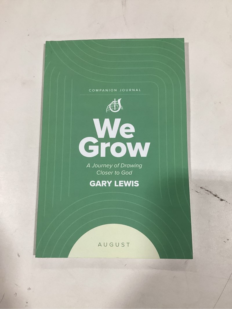 Condition photo showing As Is for We Grow Companion Journal: A Journey of Drawing Closer to God - August