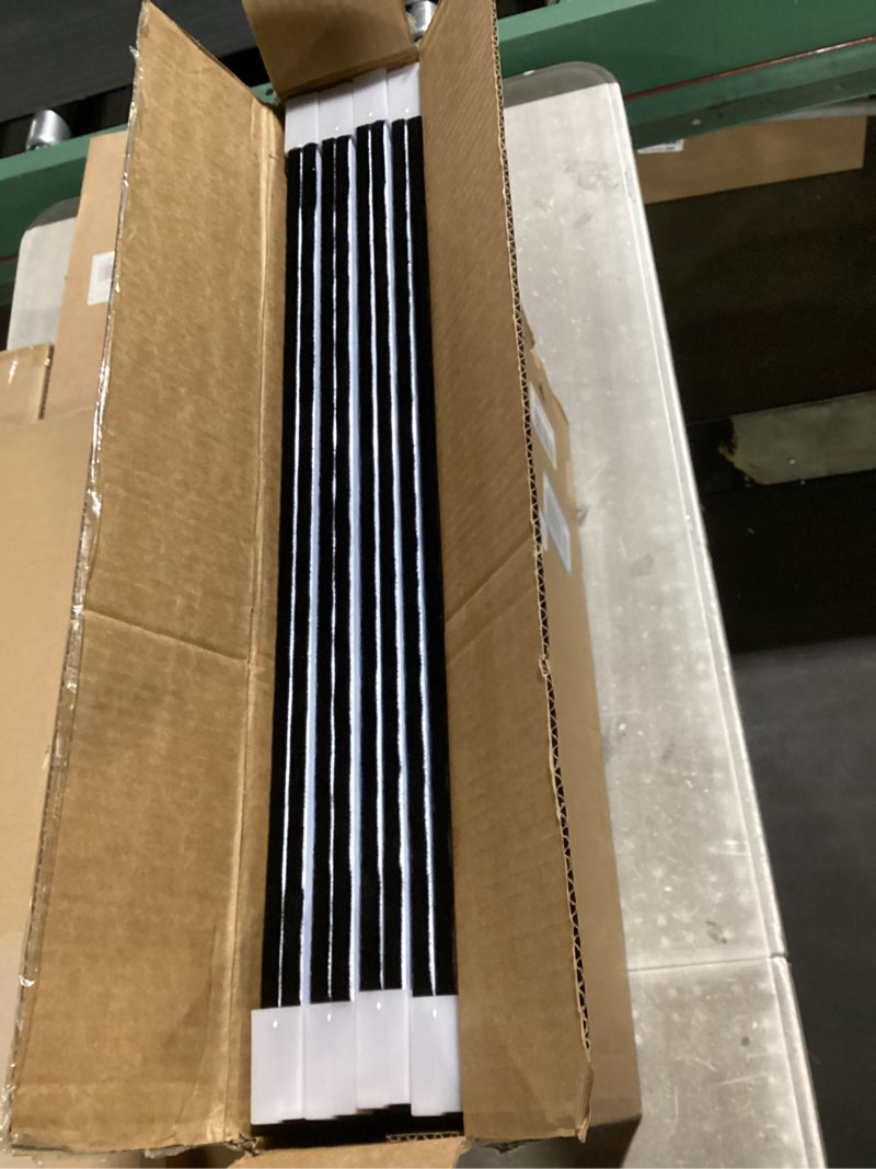 Condition photo showing New/Like New for lounsweer 4 pcs expandable window screen adjustable sliding window screen mesh with aluminum frame for home house (25"-45" w x 18" h)