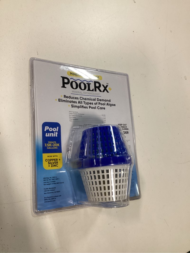 Condition photo showing New/Like New for PoolRX+ pool unit 7.5k-20k gallons 7,500 - 20,000 gallons 1 Unit