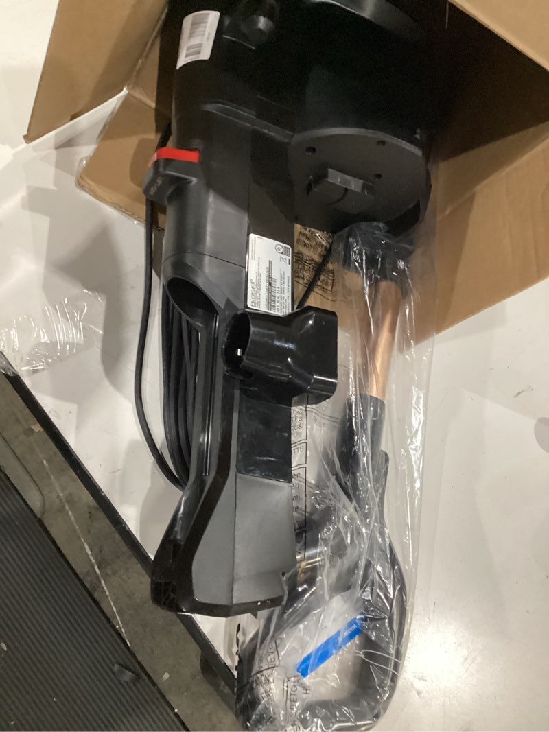 Condition photo showing As Is for incomplete )))bissell surfacesense allergen lift-off pet upright vacuum, with tangle-free multi-surface brush roll, led headlights, & lift-off technology surfacesense lift-off