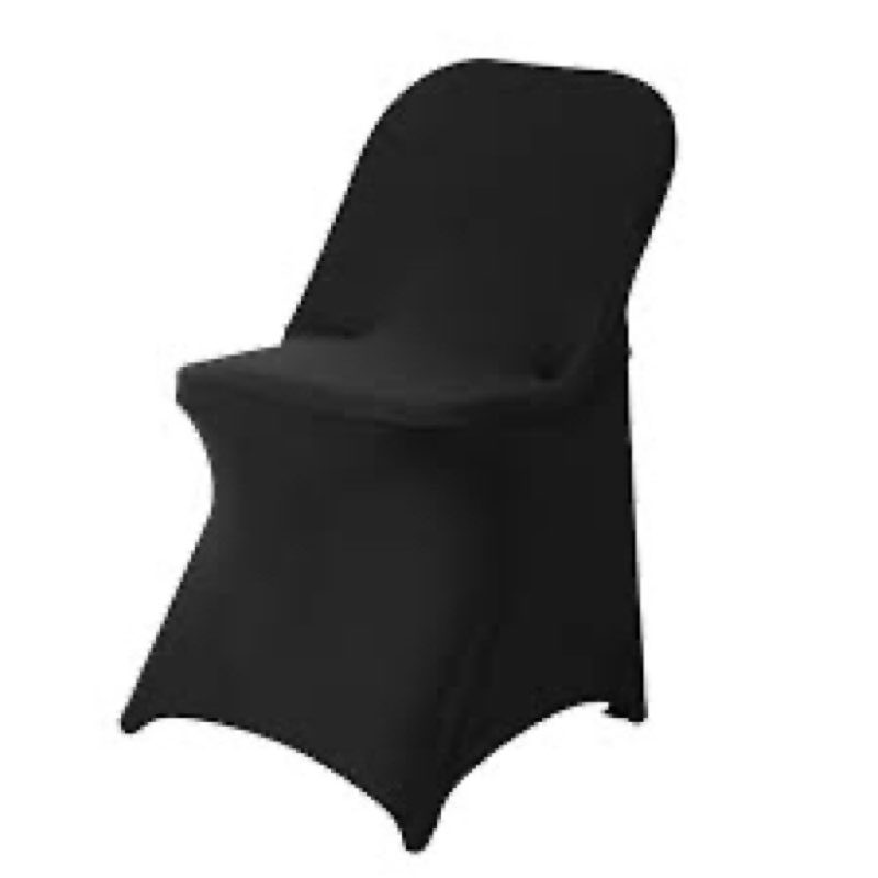 Blxsif Spandex Folding Chair Covers - 100PCS Outdoor Wedding Chair Cover Stretchy Slipcovers for Bir