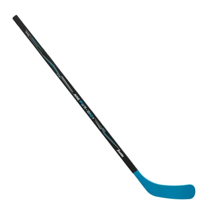 Franklin Sports NHL Youth Street Hockey Stick - Power 1040 Kids Outdoor Sticks - 48" Inch - Right Handed Stick - Wood/Fiberglass Shaft - Righty