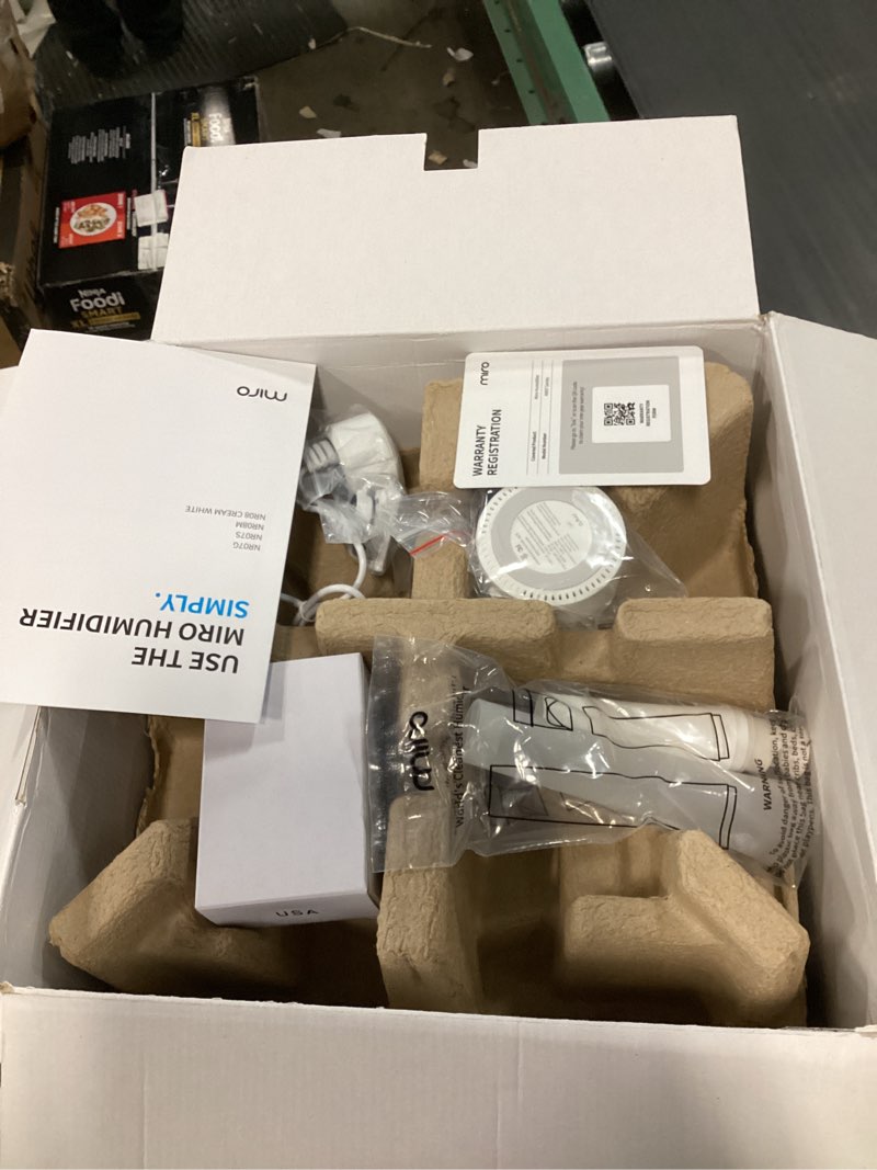 Condition photo showing New/Like New for Miro NR07S Humidifier - Completely Washable Modular Humidifier, Easy to Clean, Easy to Use, Large Room - Cool Mist, Sanitary, Top-Fill Ultrasonic Humidifier with Whisper Quiet and Powerful Output