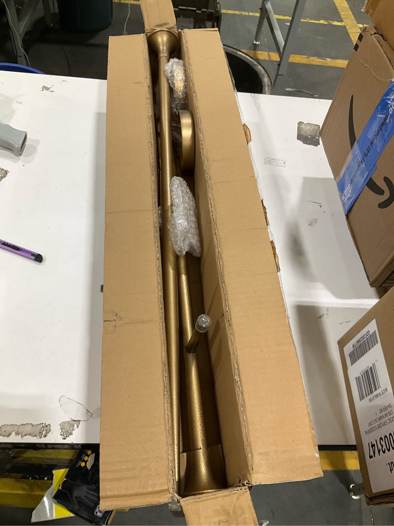 Condition photo showing Good Condition for gisafai antique bronze long wall candle sconce set of 2 decorative 31.5'' cast iron taper candle holder wall mount vintage farmhouse decor for living room dining room entryway (candles not included)