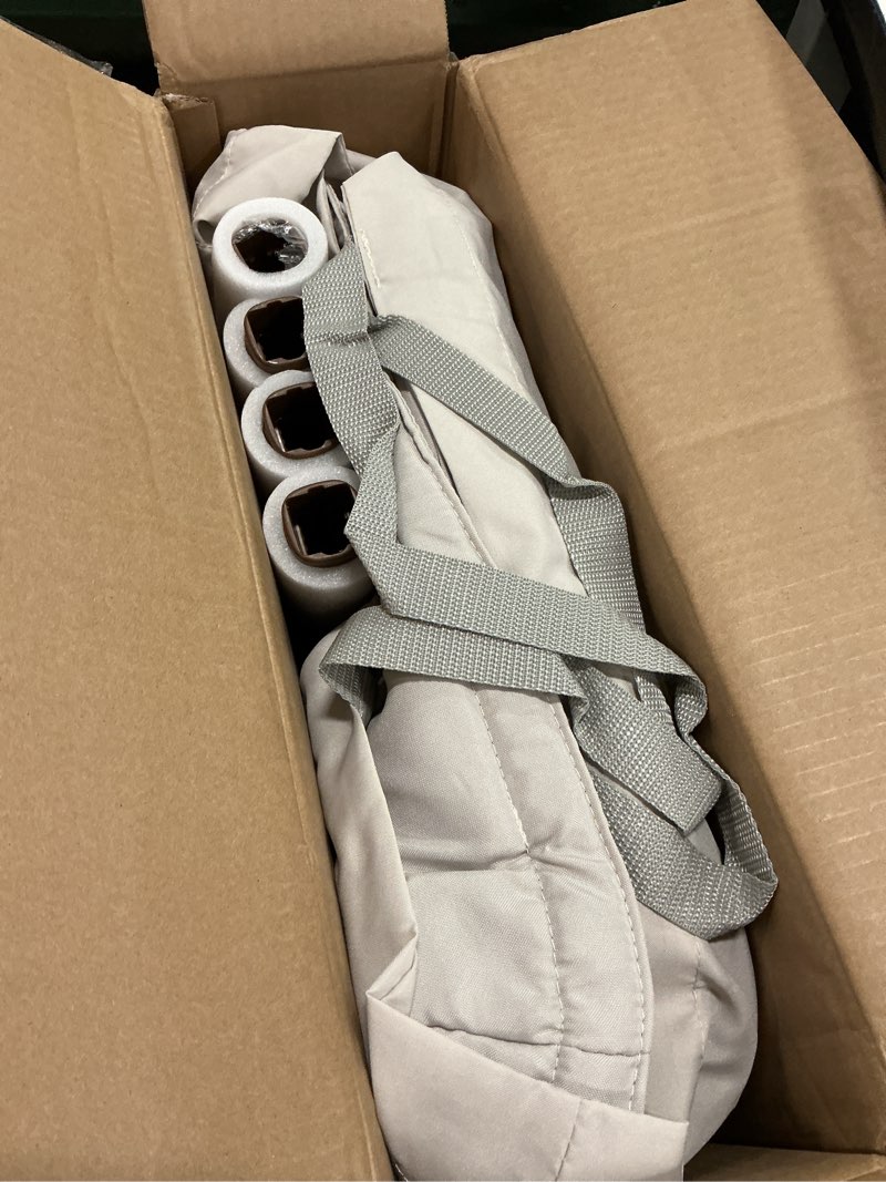 Condition photo showing New/Like New for Chicco LullaGo® Anywhere LE Portable Bassinet, Space-Saving Baby Bassinet with Canopy, Waterproof Mattress and Fitted Sheet, Includes Carry Bag | Serene/Beige LullaGo Anywhere LE Serene