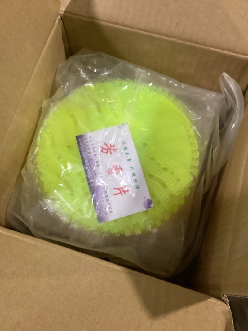 Condition photo showing New/Like New for CNQLIS 24 Pack Urinal Screen Deodorant Pads, (Sea Breeze/Lemon/Orange) Three scents Urinal Cakes Bulk Scented Anti-Splash Urinal Mats Deodorizer Fresh Pads for Toilets, Bathrooms, Schools, Hotels Blue (sea flavor)