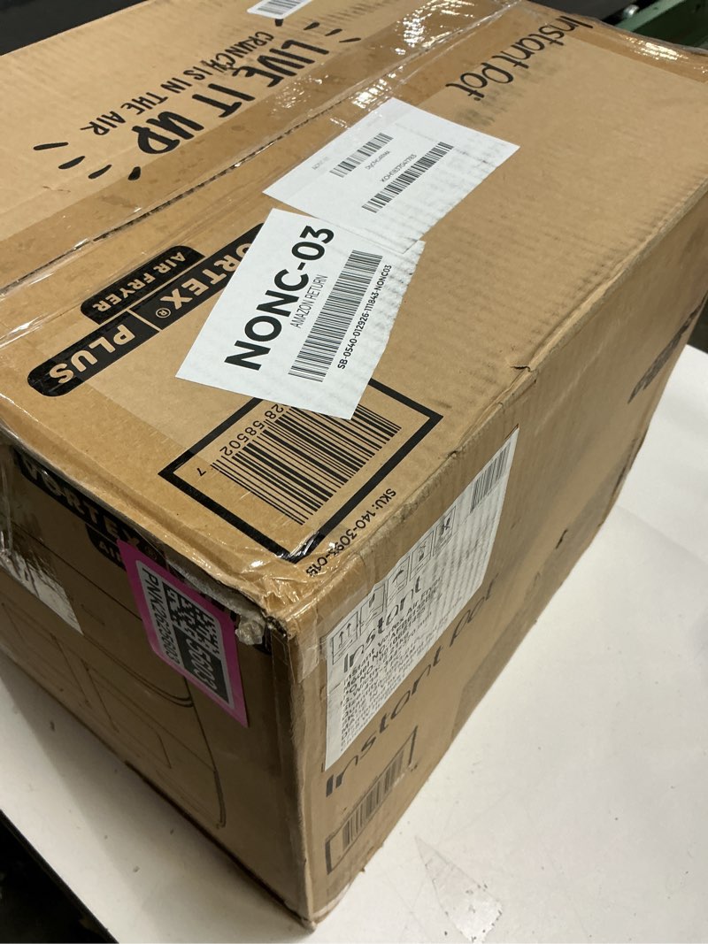 Condition photo showing Good Condition for Instant Pot Vortex Plus 6QT ClearCook Air Fryer, Clear Windows, Custom Program Options, 6-in-1 Functions, Crisps, Broils, Roasts, Dehydrates, Bakes, Reheats, from the Makers of Instant Pot, Black Vortex Plus 6 quarts