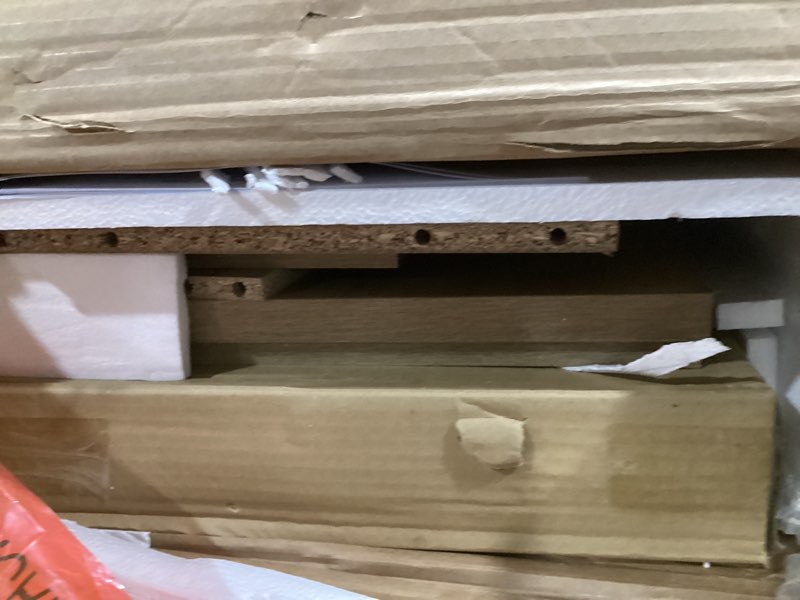Condition photo showing As Is for (similar possibly incomplete) scarlett 35\" w manufactured wood rectangle accent cabinet