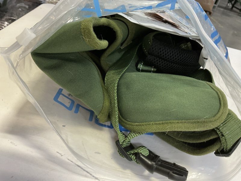 Condition photo showing Good Condition for pupteck dog lift harness for medium large sized dog, rehabilitation sling for hind leg support, multifunctional mobility assistance harness for old, disabled, joint injuries, paralysis dog, green xl x-large green