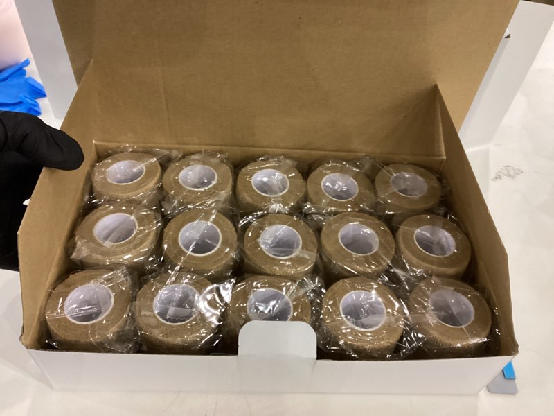 KISEER 30 Pack 2 Inch x 5 Yards Skin Self Adhesive Bandage Breathable Cohesive Bandage Wrap Rolls El