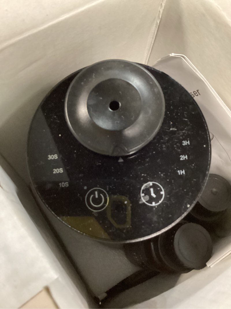 Condition photo showing Good Condition for urpower waterless essential oil diffuser: no water needed battery operated scent diffuser - 2 * 20ml hotel fragrance essential oils - cordless & mini oil machine aluminum for car home office(black)