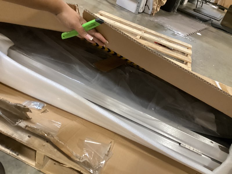 Condition photo showing Good Condition for vnn portable wheelchair ramp 8ft, seamless non-slip aluminum ramps for wheelchairs for home, handicap wheelchair ramps for home steps, aluminum loading dock plates aluminum 8ft (usable height 8-24 inch)