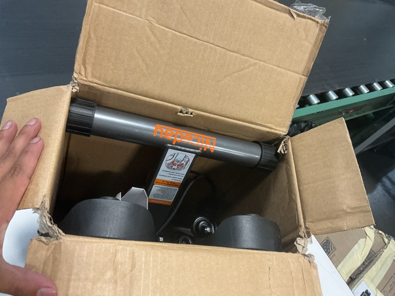 Condition photo showing New/Like New for niceday steppers for exercise, stair stepper with resistance bands, mini stepper with 300lbs loading capacity, hydraulic fitness stepper with lcd monitor gray