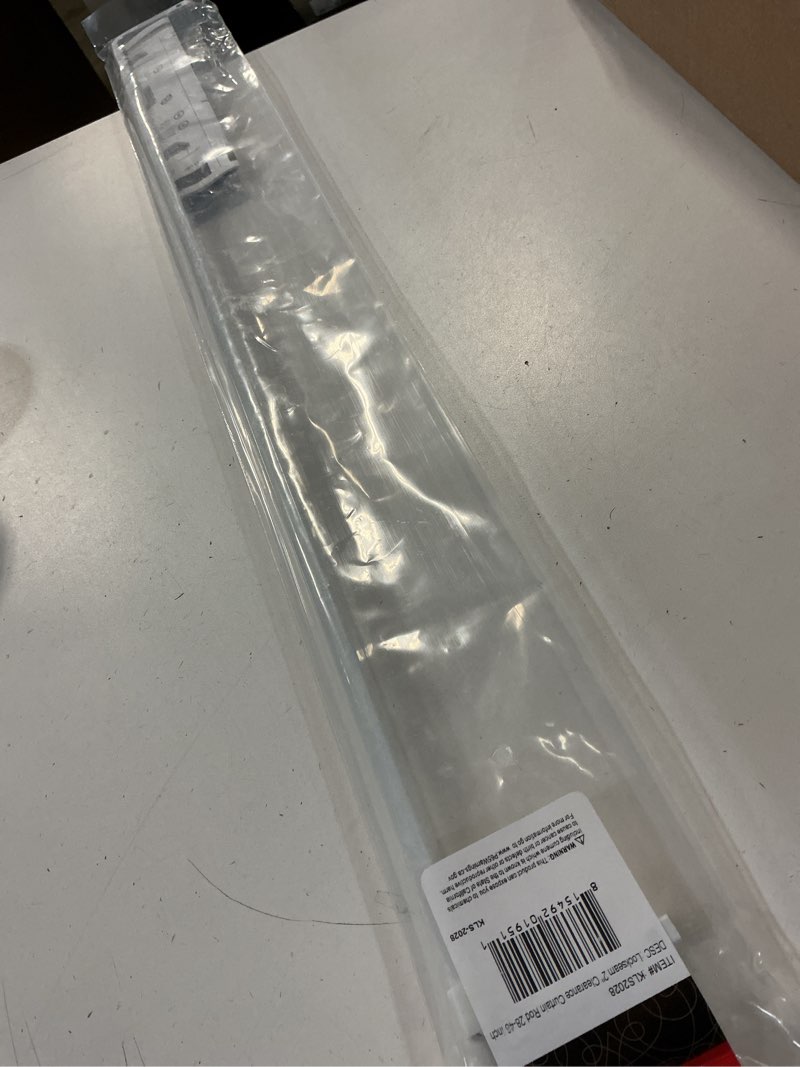 Condition photo showing Good Condition for rod desyne lockseam 2-inch clearance window curtain rod, 28 to 48-inch