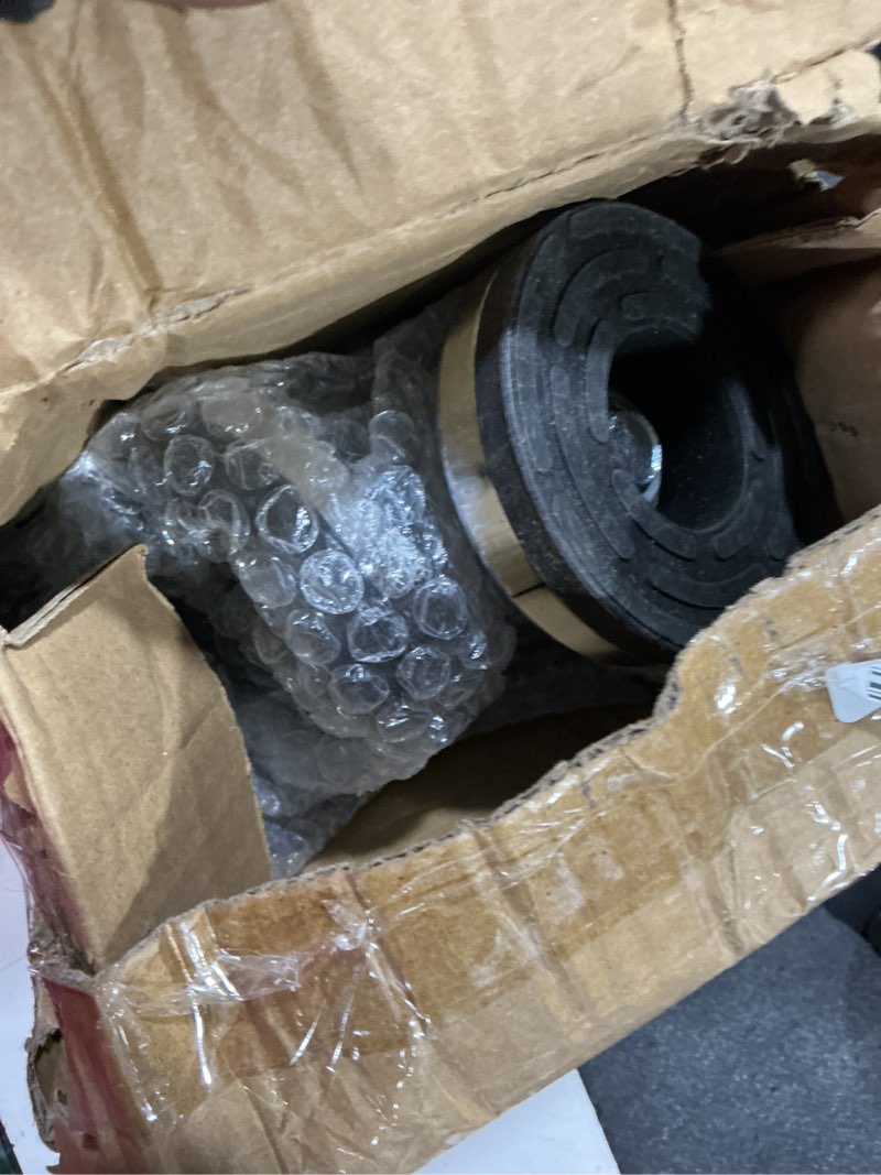 Condition photo showing Good Condition for 4pcs heavy duty leveling feet, m16 thread adjustable leveler feet, 3.14 in anti-vibration rubber base, 2204 lbs load capacity, carbon steel leg leveler for workbench, machine (black-a, d80xm16x100) black-a d80xm16x100