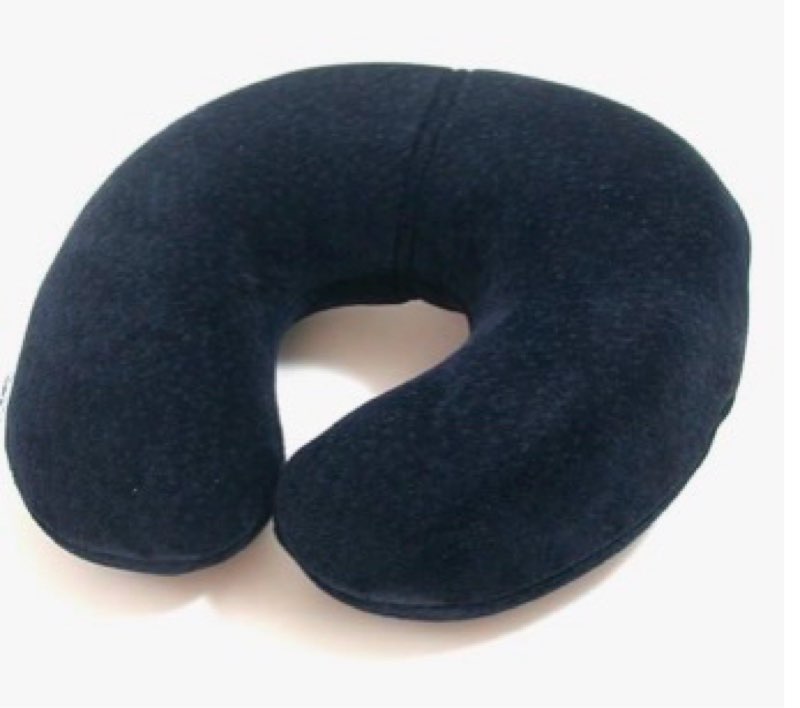 tempur-pedic tempur-travel neck pillow, polyester, navy