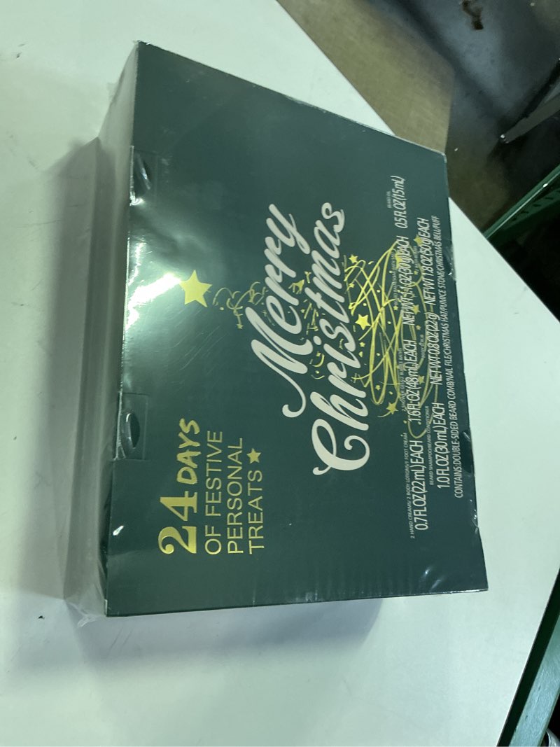 Condition photo showing New/Like New for Rinse&Robust Mens Christmas Gifts 2025 Advent Calendar 24PCS Beauty Advent Calendar for Men Christmas Advent Calendars Holiday Gifts 24 Days Countdown Calendar Beard Care Grooming for Men Dark Green