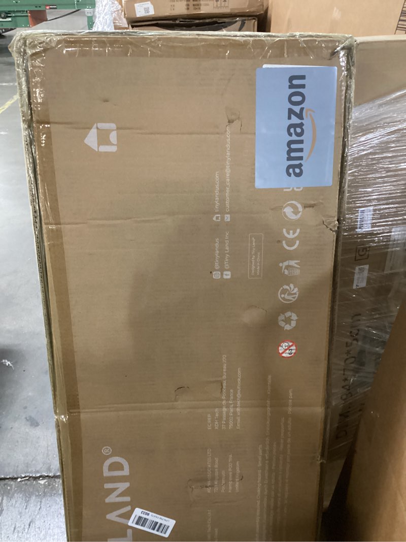 Condition photo showing Good Condition for Tiny Land Wooden Toy Fridge with Spacious Storage, Realistic Play Kitchen Refrigerator for Kids’ Pretend Play with Three Freezer Magnets