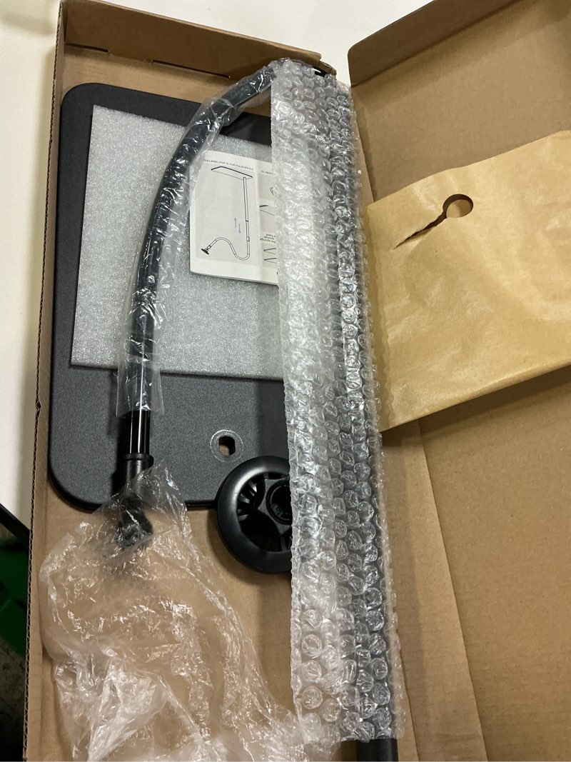 Condition photo showing As Is for Magnetic Gooseneck Phone Holder for Bed Laying Down, Height Adjustable Bedside Floor Stand with Flexible Arm for iPhone Tiktok Scrolling, Headboard Phone Mount for Reading