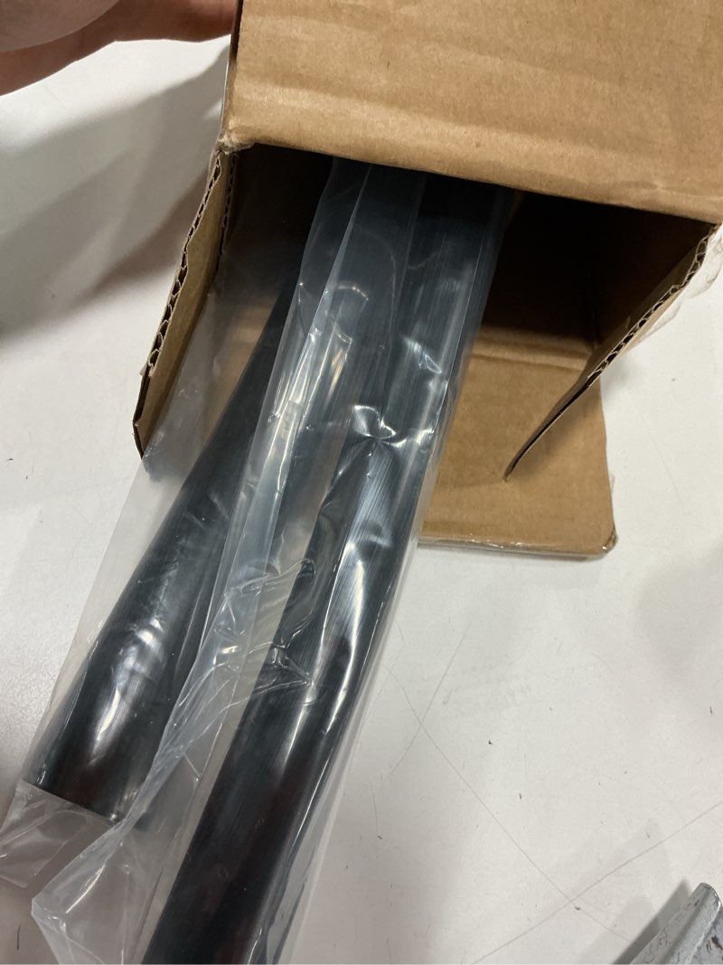 Condition photo showing Good Condition for Curved Shower Curtain Rod For Bathroom 38-72 Inches, Adjustable Length, Curved Shower Rod, 0.9MM thickness, Round Shower Curtain Rods, Rotate Bracket For Large Shower Space, Need Drilling, Matte Black