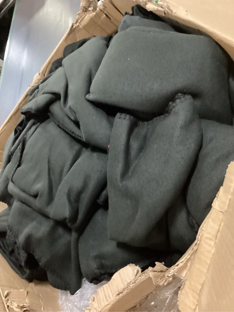Condition photo showing Good Condition for ( 23 pieces )(similar )(8.4x4f)bedelite fleece blanket black throw blankets for couch & bed, luxury plush cozy fuzzy blanket 50x60 inches, super soft warm lightweight throw blanket for travel camping