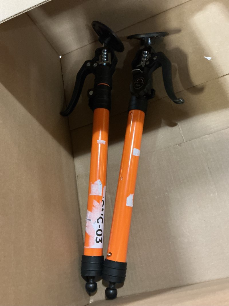Condition photo showing Good Condition for Cabinet Jack for Installing Cabinet Support Rod 3rd Hand Support System Adjustable Support Pole,Extend from 19.29 inch to 43.30 inch,Orange 2 Pack 19.3"-43.3" | 2Pcs