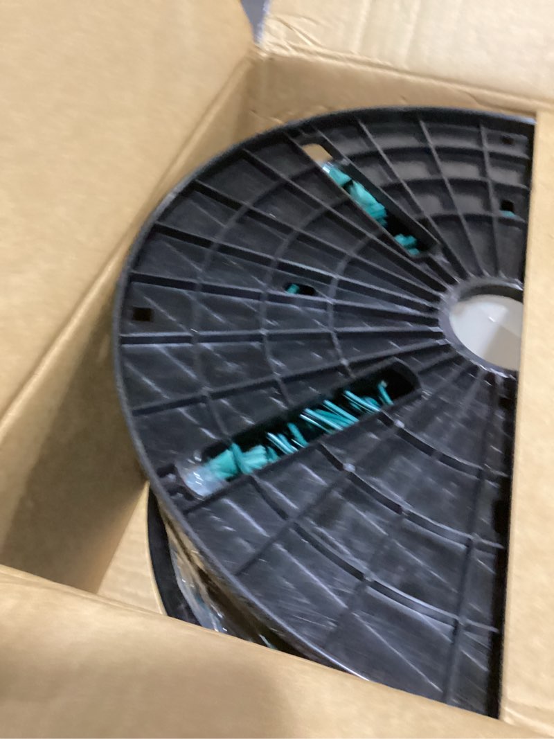 Condition photo showing As Is for Ultimate Unicorn 500 FT C9 Light Socket Set Spool, Christmas Stringer Bulk Reel 12" Spacing, C9 Light Strand Green Wire, Christmas Stringer with E17 Sockets (10 Pairs of Plugs Included) 500FT