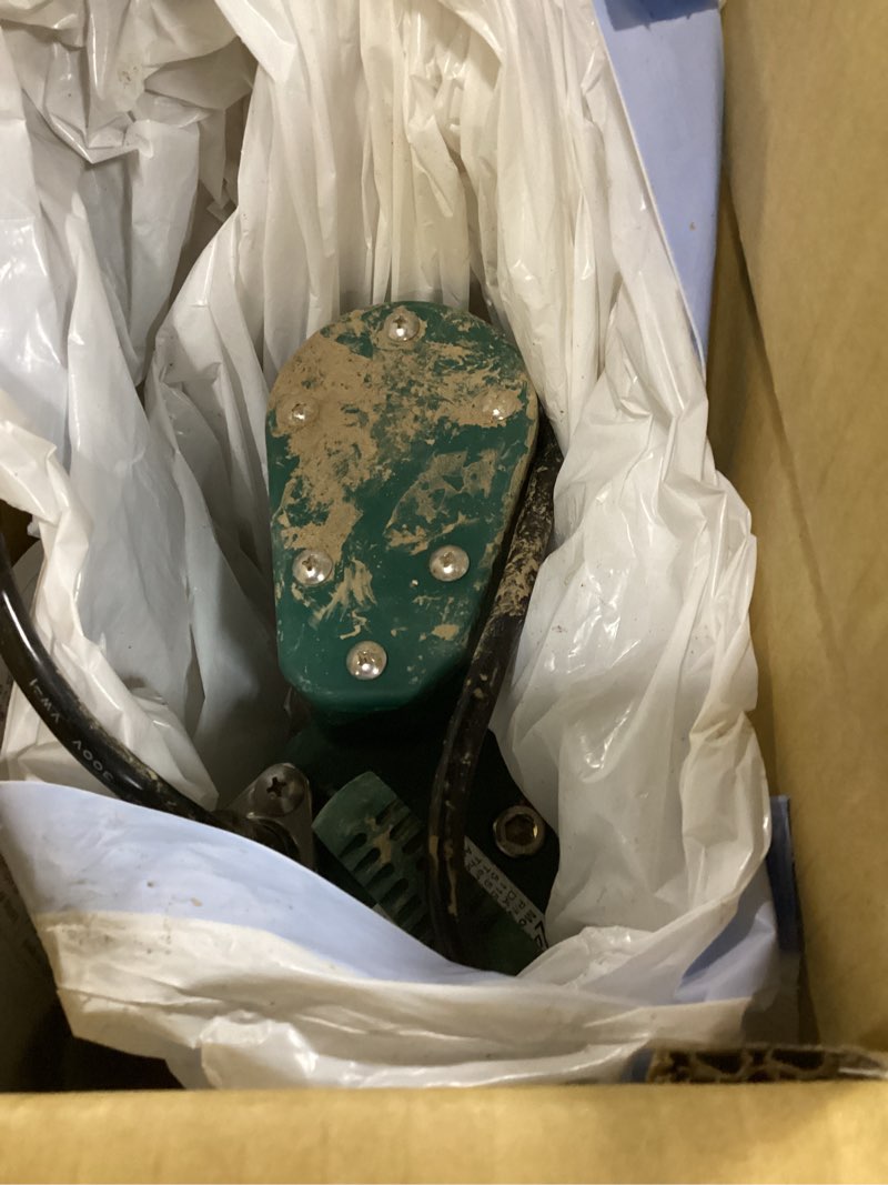 Condition photo showing As Is for zoeller sump pump 1/3hp 2520gph