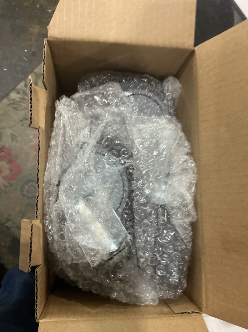 Condition photo showing New/Like New for 4 inch swivel caster wheels, heavy duty quiet rubber stem casters set of 4, 7/16 inch replacement casters for mop bucket, workbench, trolley, shop cart, grill etc. 4 inch no brake