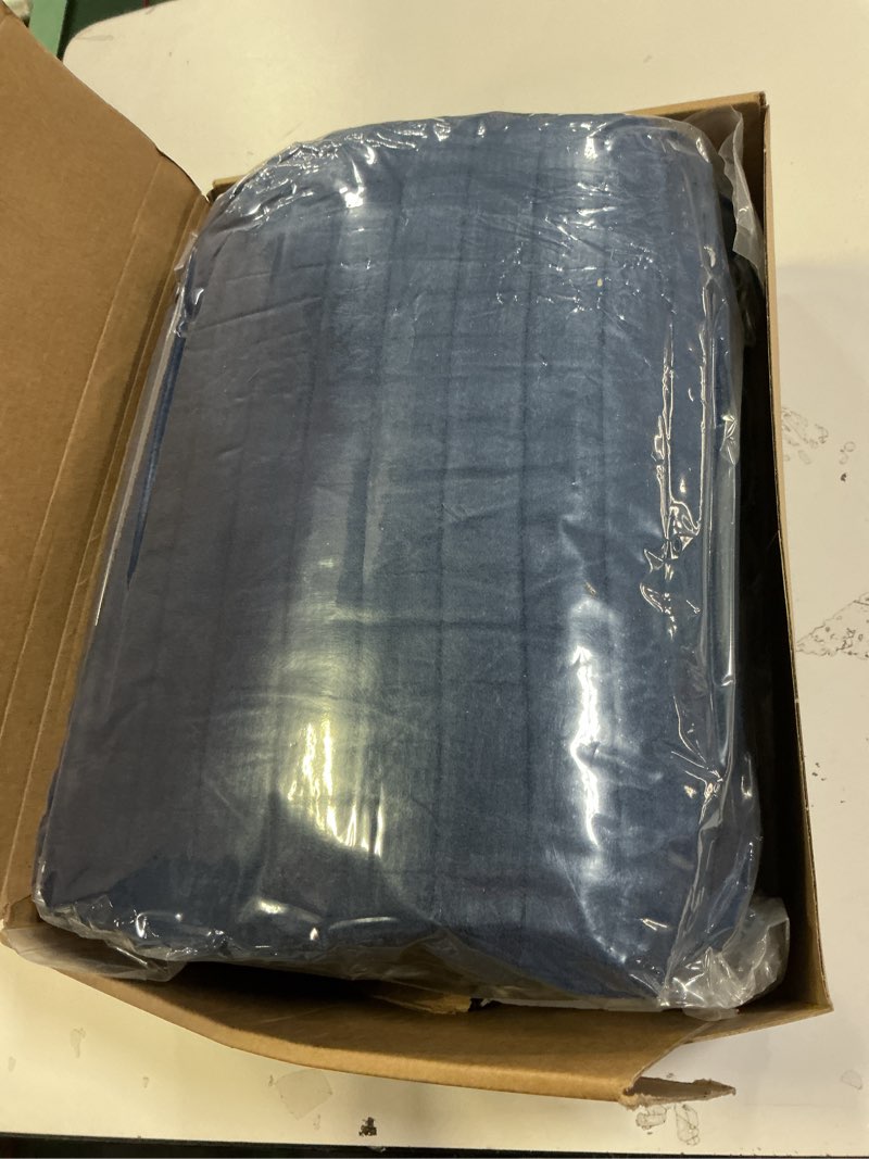 Condition photo showing New/Like New for 39x79 Inches Bath Sheet Towels for Adults Super Soft Absorbent Quick Dry Microfiber Extra Large Bath Towels for Bathroom(Navy,6PCS) Navy Bath sheets set-6PCS