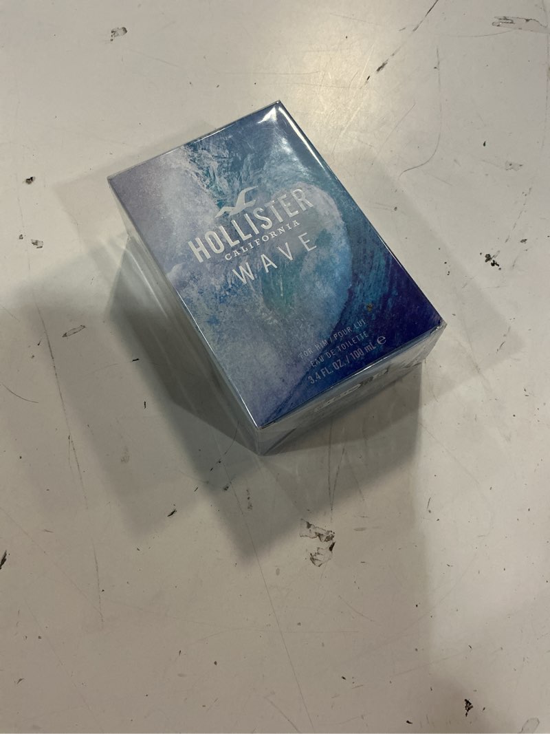 Condition photo showing New/Like New for hollister men's wave for him edt spray 3.4 oz fragrances 0
