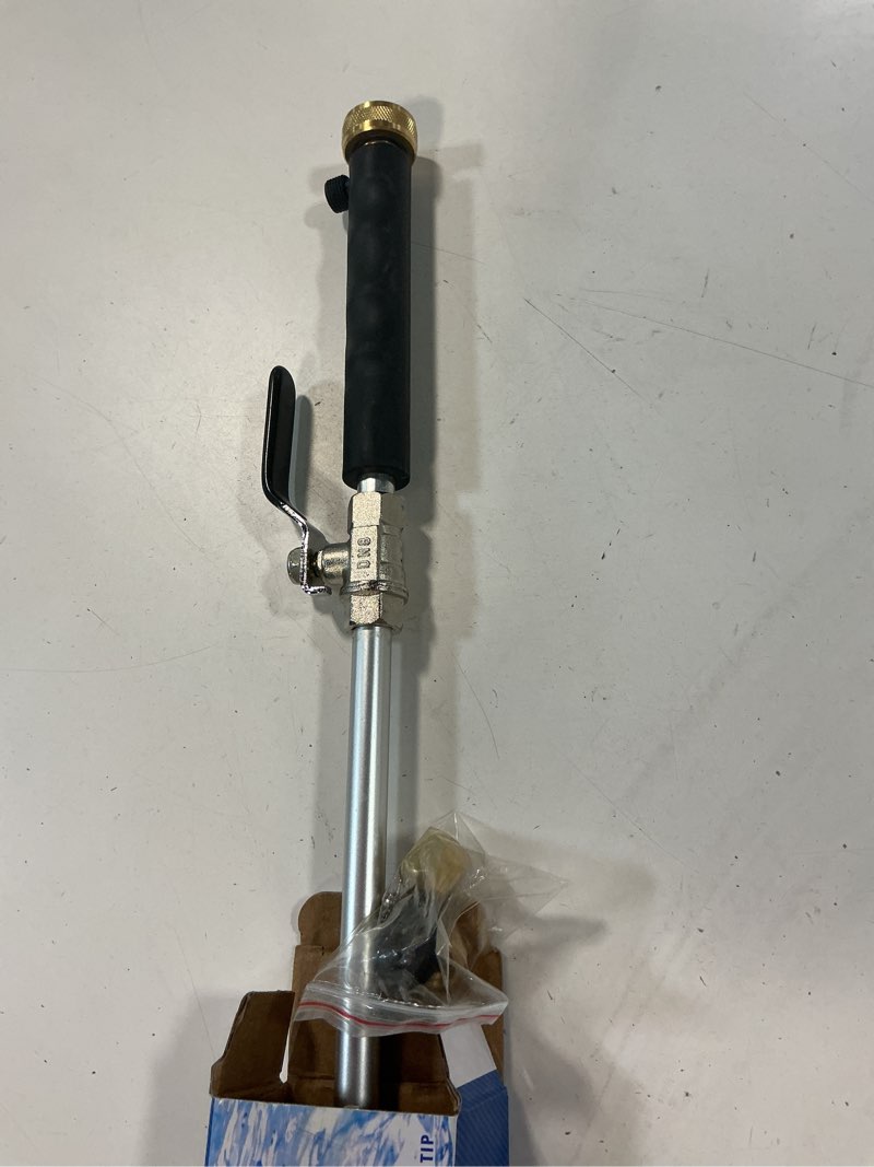 Condition photo showing Good Condition for upgraded jet nozzle for garden hose power washer wand hydro jet high pressure washer tools with 2 different nozzles and hose quick connectors black 18.0 inches