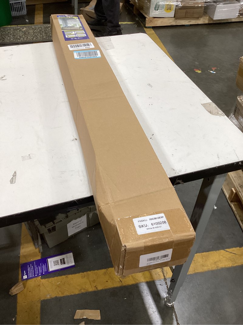 Condition photo showing New/Like New for smart motorized blinds with remote, cordless no-drill automatic roller shades, blackout electric blind for windows, white, 34 x 72 34"w x 72"h white