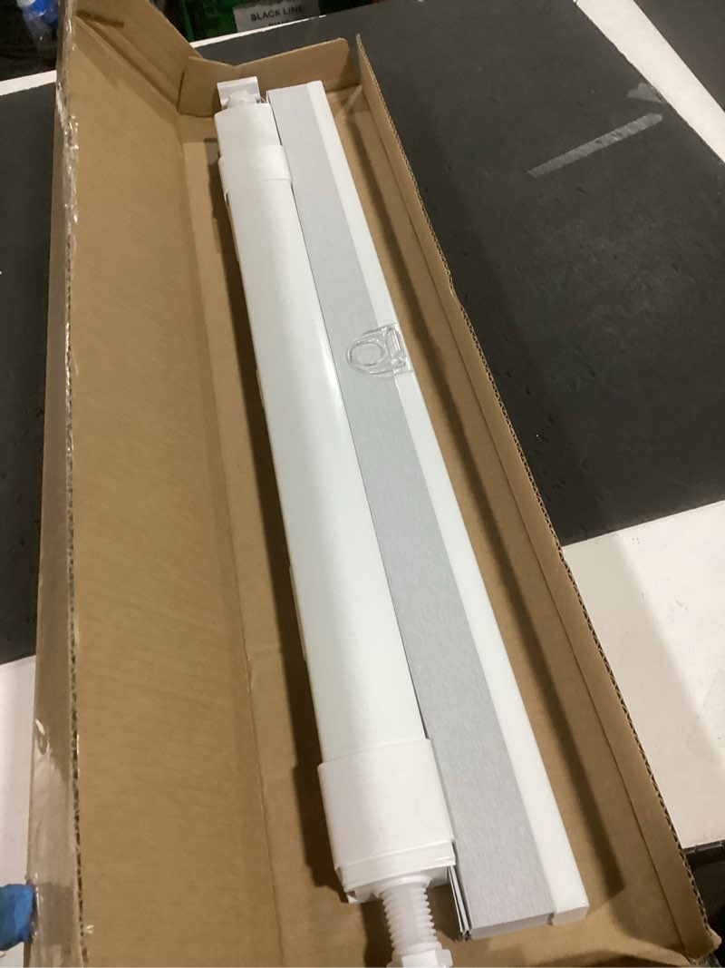 Condition photo showing Good Condition for lazblinds no tools no drill cordless cellular shades, blackout light blocking honeycomb shades for home, thermal insulation blinds for windows, 24" w x 36" h, white blackout-white 24" w x 36" h