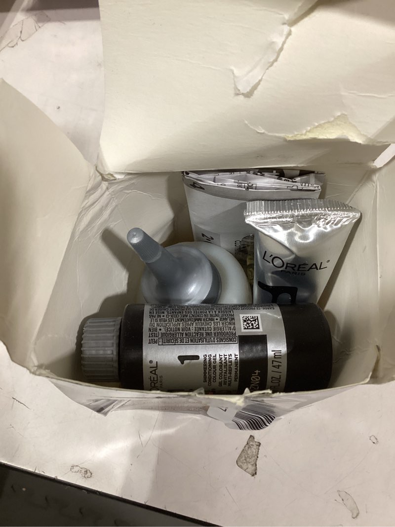Condition photo showing Good Condition for L'Oreal Paris Feria Multi-Faceted Shimmering Permanent Hair Color, B61 Downtown Brown (Hi-Lift Cool Brown), Pack of 1 Hair Dye Kit B61 Downtown Brown (Hi-Lift Cool Brown) 1 Count (Pack of 1)