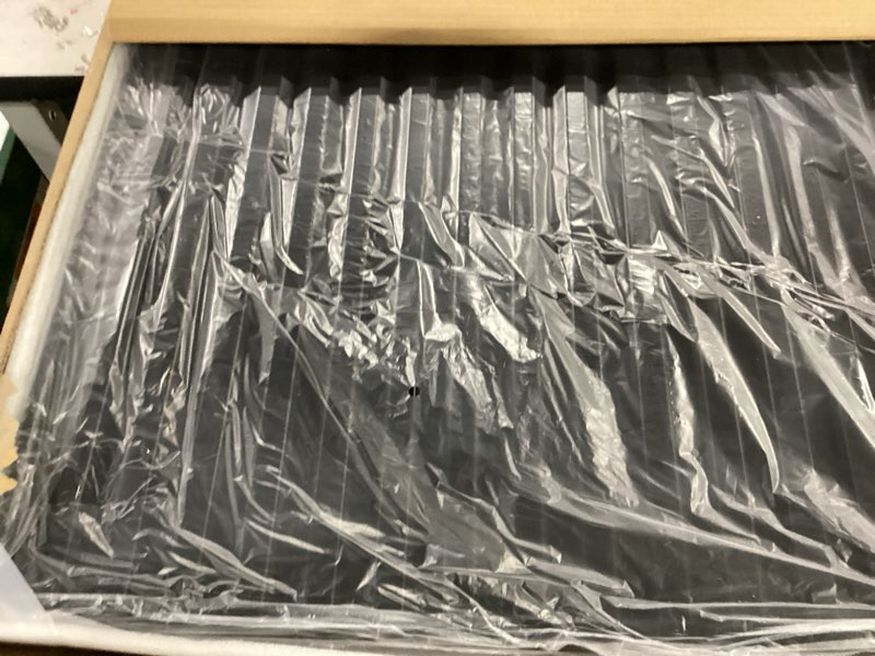 Condition photo showing New/Like New for art3d 6-pack slat design 3d wall panels for interior wall decor, 2x4 ft pvc decorative drop ceiling tiles - black 24 x 48in. oblong - black 6