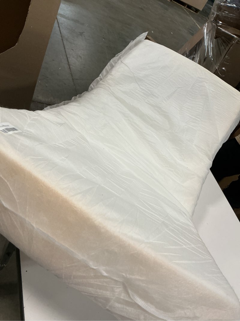 Condition photo showing As Is for Outdoor Bench Cushion 42 X 18 X 3.5 Inch Thick Waterproof Patio Furniture Cushions, Patio Porch Swing Replacement Seat Pad with Tie Straps and Anti-Slip, for Backyard Garden, Yellow