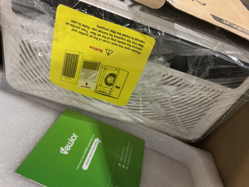 Condition photo showing Good Condition for air purifiers for home large room up to 2535ft², vewior h13 true hepa air cleaner for bedroom with pm2.5 display auto air quality sensor, fragrance diffuser for wildfire smoke pet hair dust