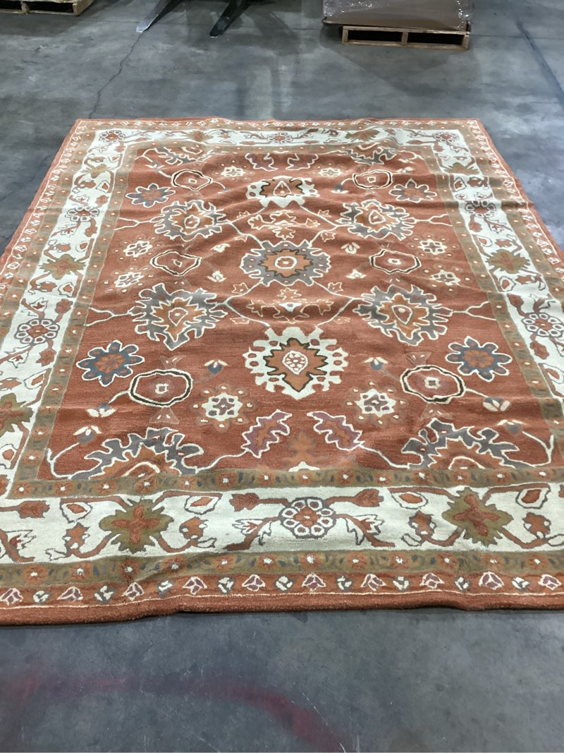 CHARLOTTE  DESIGN:-   SUGAR ORANGE  RUG 