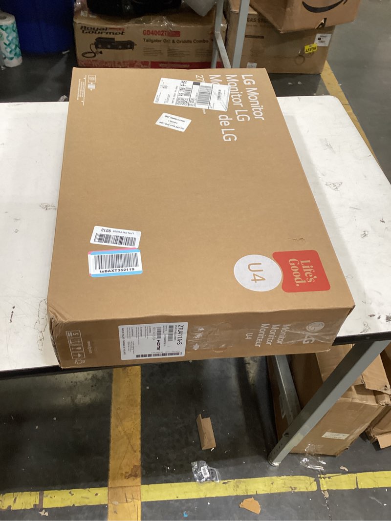 Condition photo showing As Is for lg moniter 27”