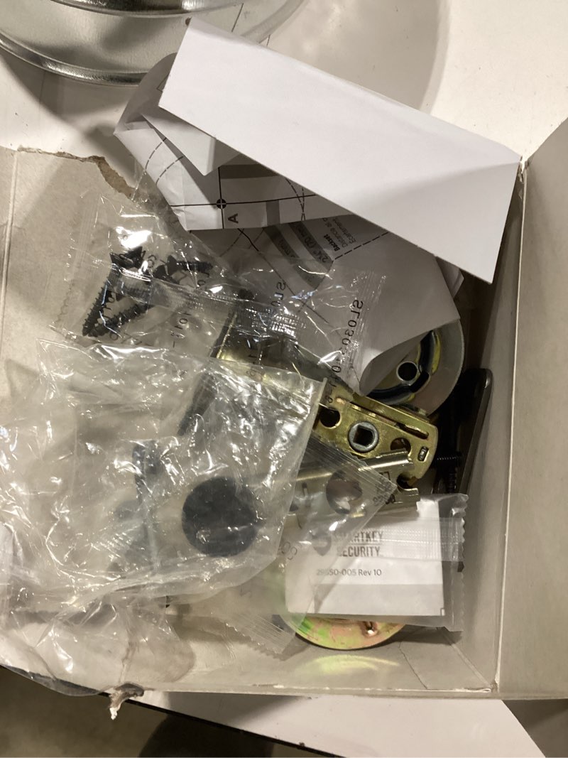 Condition photo showing As Is for prime-line brass hardware mailbox lock incomplete