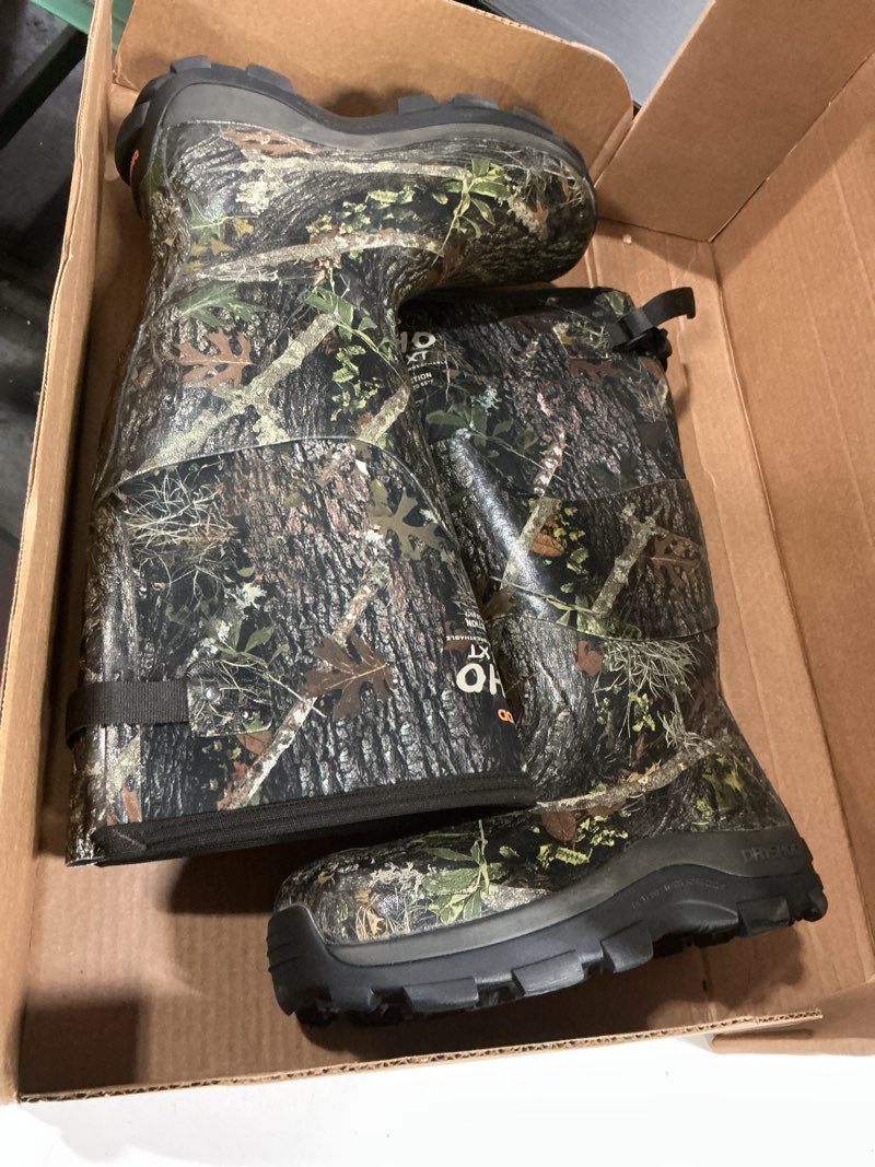 Condition photo showing Good Condition for Dryshod Men's NoSho Gusset Rubber Hunting Boot | Insulated | Waterproof | Full Camo | Size 10