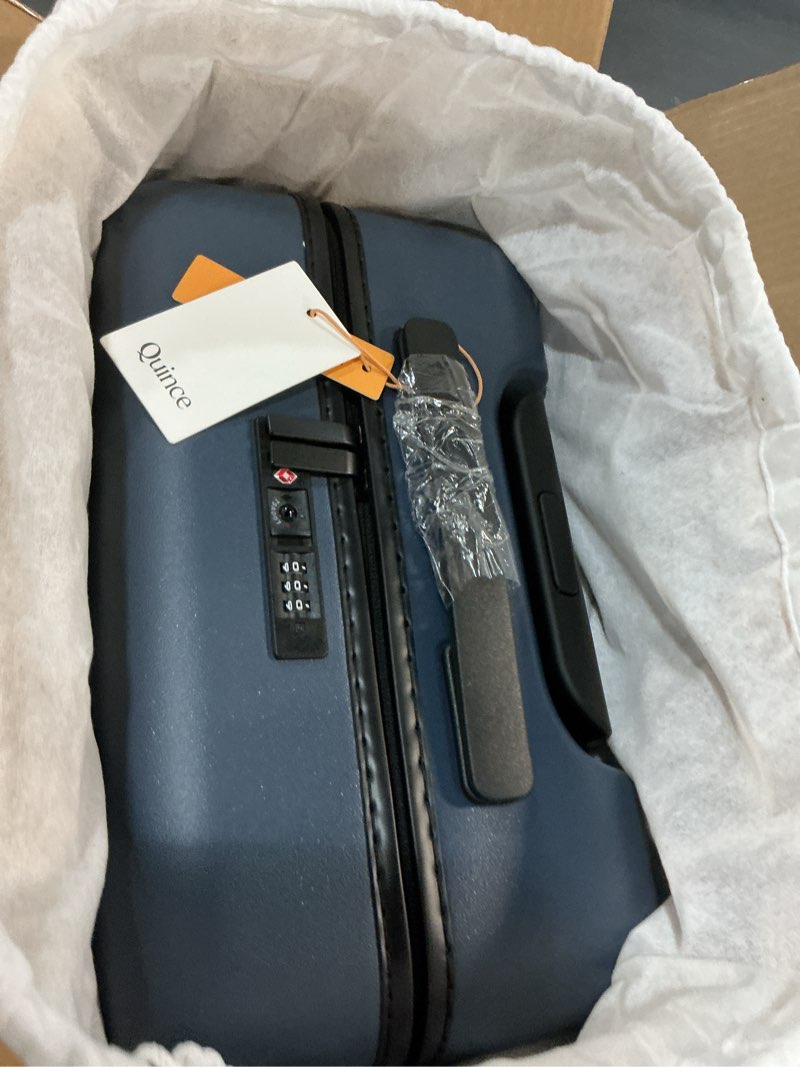 Condition photo showing New/Like New for Compact Carry-On Suitcase, Navy One Size