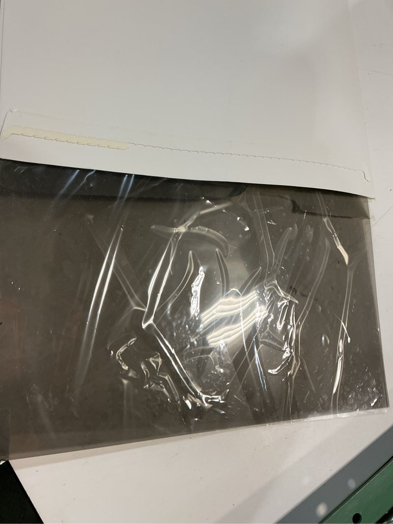 Condition photo showing Good Condition for anti blue light screen protector for 40 inches (screen measured diagonally) tv. filter out blue light that relieve computer eye strain and help you sleep better