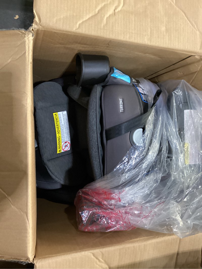 Condition photo showing As Is for Graco Turn2Me 3-in-1 Rotating Convertible Car Seat, Manchester, Rear-Facing Rotation, Forward-Facing Mode, Highback Booster Up to 100 lbs, Adjustable Headrest & Harness, Steel Reinforced Frame Turn2Me Manchester 2.0