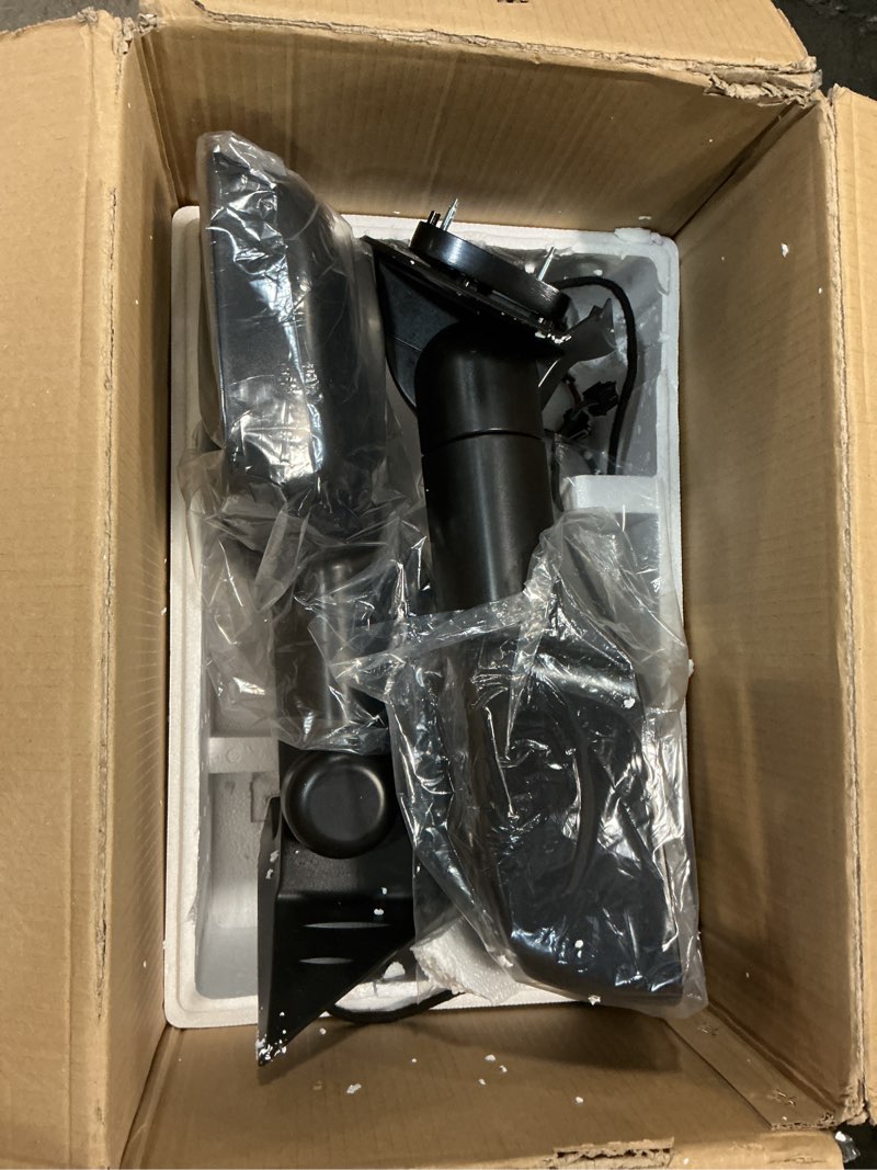 Condition photo showing Good Condition for jdmspeed pair tow mirror compatible with 2007-2014 chevy silverado gmc sierra 1500 2500hd 3500hd with power heated puddle light led signal manual folding power adjustable glass dual glass