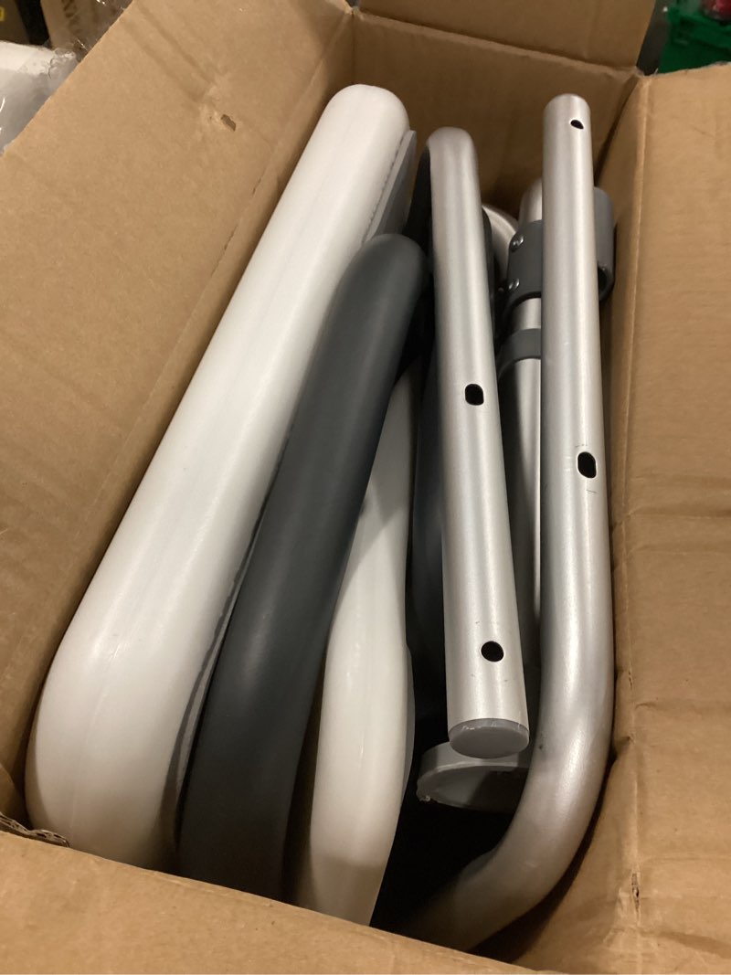 Condition photo showing As Is for Shower Chair for Inside Shower [Military Grade] [500 lbs Heavy Duty] Shower Seat with Arms and Back for Bathtub, [FSA/HSA Eligible] Height Adjustable Safety Bath Seat for Elderly and Disabled, Adults Grey Standard