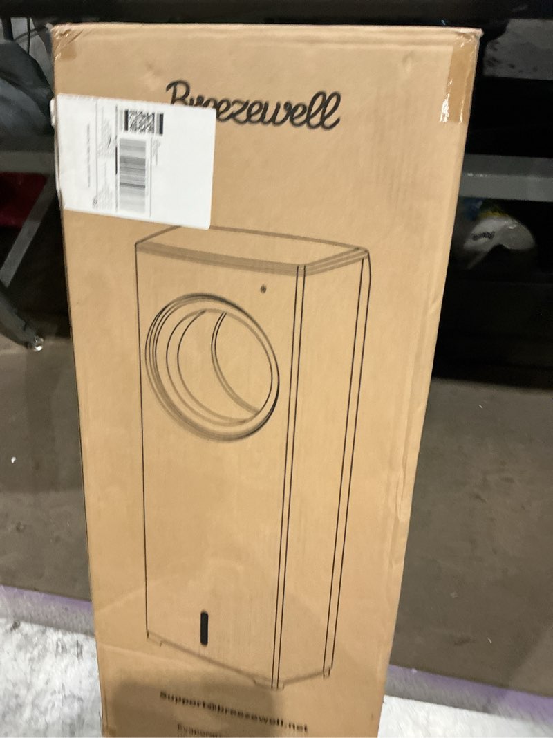 Condition photo showing As Is for 3-in-1 windowless portable air conditioner, 32-inch evaporative cooler for home, 3 wind speed & 4 modes,washable water tank, 8h timer,20ft remote bladeless evaporative air cooler for room