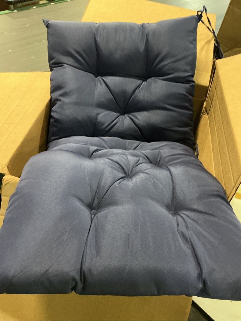 Condition photo showing Good Condition for cushions, 74.4 x 22 x 4.7 inches waterproof fade resistant patio cushion